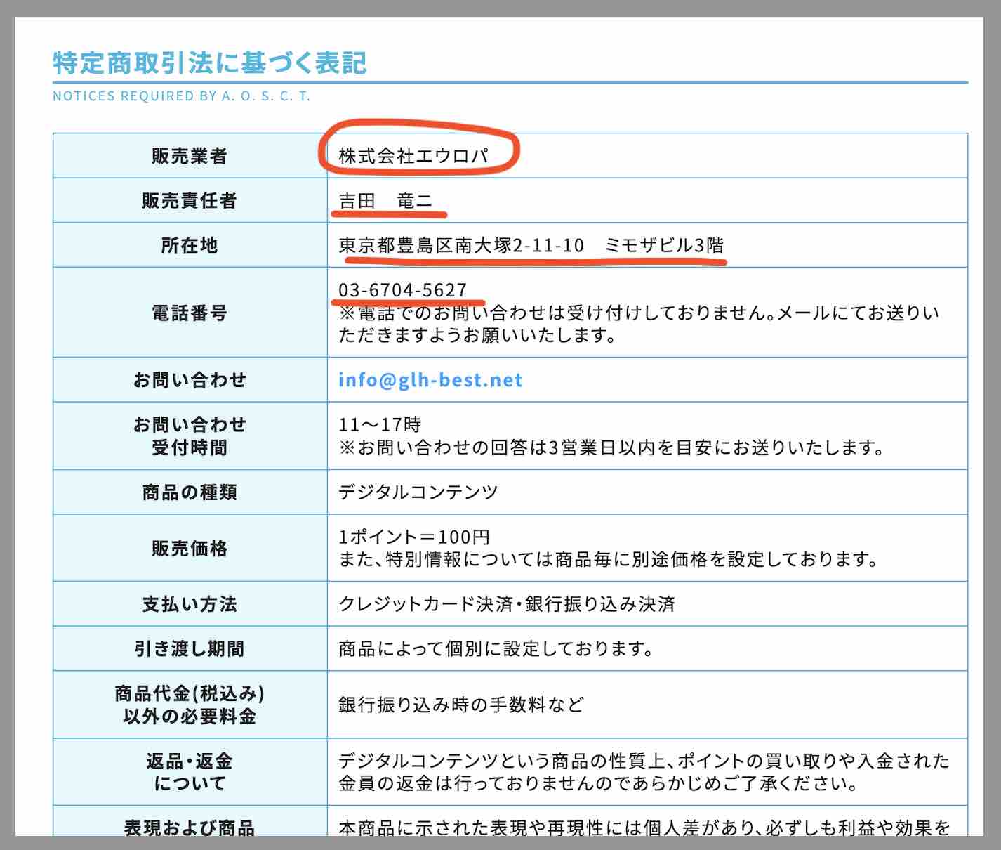 メガバックス(MEGA BUCKS)という競馬予想サイトの運営会社情報